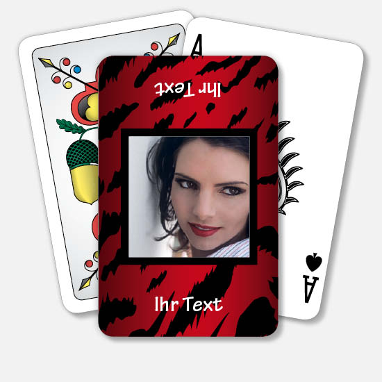 Jasskarten/Pokerkarten 1020 | Raubtiermuster