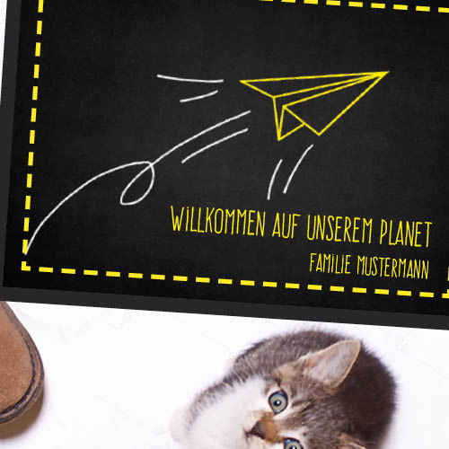 Fussmatte 1042 | Willkommen auf unserem Planet