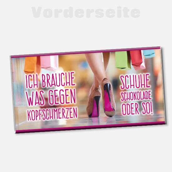 Foto-Schokolade für Frauen 1150 | Ich brauche was gegen Kopfschmerzen...