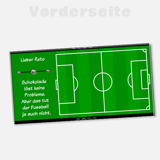 Foto-Schokolade 1196 | Fussballschokolade