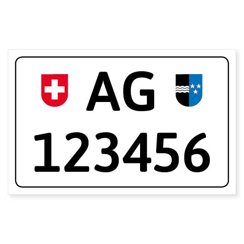 Schlüsselanhänger mit Aargauer Kennzeichen