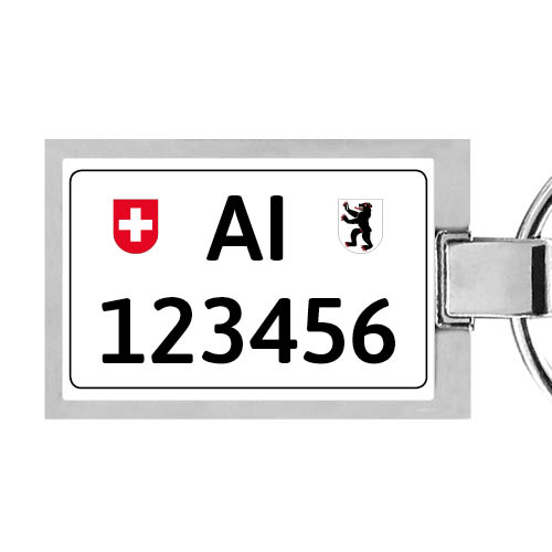 Schlüsselanhänger mit Appenzell Innerrhoden Kennzeichen