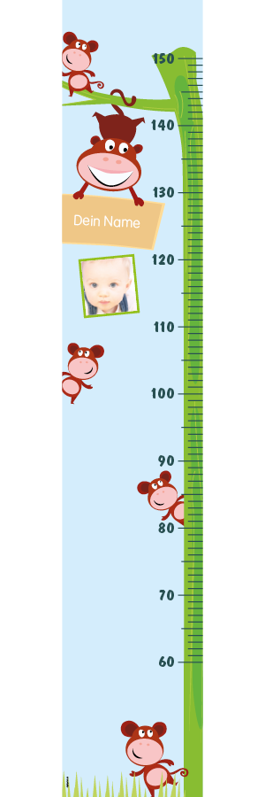 Kindermesslatte 1007 | Affen