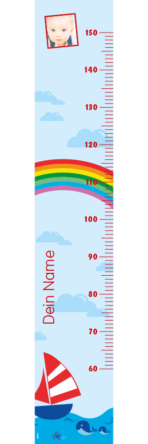 Kindermesslatte 1008 | Regenbogen