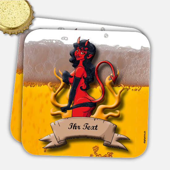 Bierdeckel 1138 | Sexy-Teufel