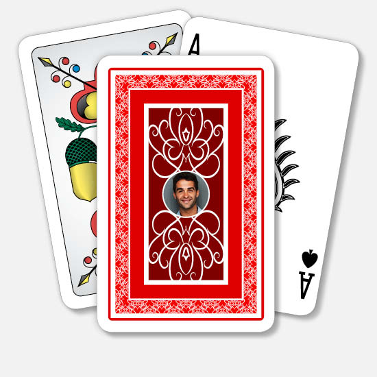 Jasskarten/Pokerkarten 1028 | Classic-Red