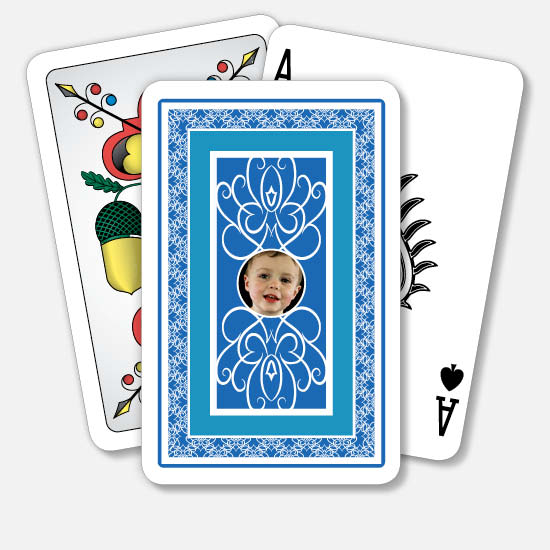 Jasskarten/Pokerkarten 1029 | Classic-Blue