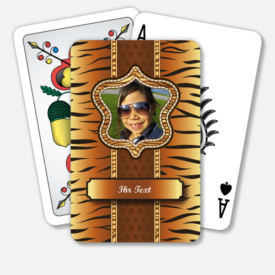 Jasskarten/Pokerkarten 1048 | Tiegermuster