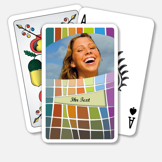 Jasskarten/Pokerkarten 1050 | Farbkacheln