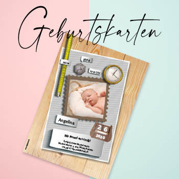 Geburtskarten online selber gestalten Geburtskarten online selber gestalten