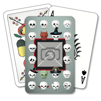Spielkarte | Jasskarte - Skull