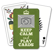 Spielkarte | Jasskarte - KEEP CALM