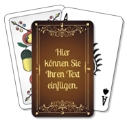 Spielkarte-Jasskarte 1128 | Luxury-Font