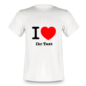 T-Shirt Â«I loveÂ»