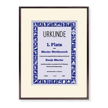 Urkunden selbst gestalten und drucken lassen