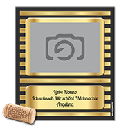 Weinetikette 1080 | Goldstreifen